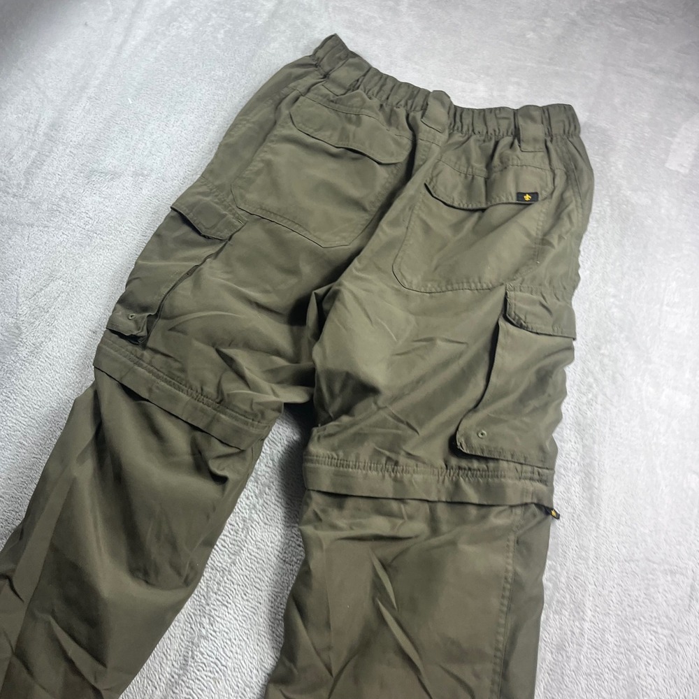 Boy Scouts of America Uniform Switchbacks Cargo Pants Olive Green Mens Small - Picture 10 of 11